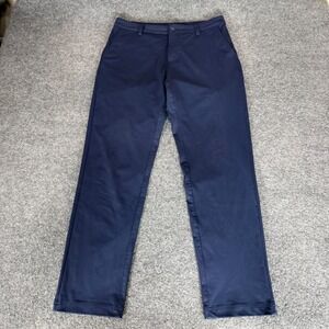 Quince ProTech Golf Pants Mens 32x30 Wavecrest Blue Stretch Performance Casual